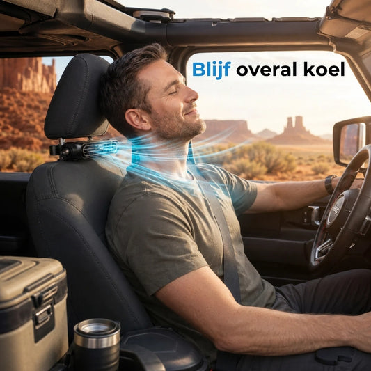 💨 Krachtige Autostoel Ventilator