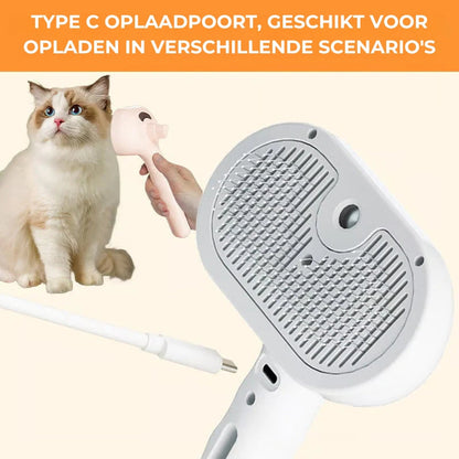 Stomende ontharingskam voor huisdieren