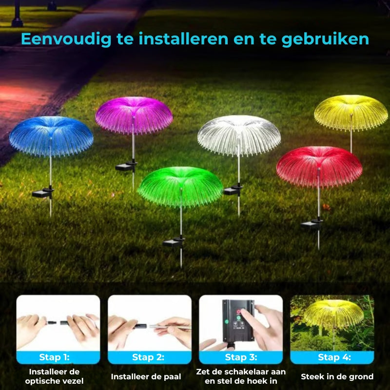 Zonne-Energie Kwallenlamp