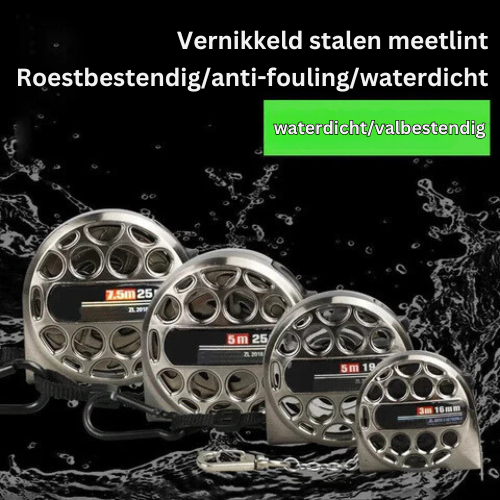 Roestvrijstalen Meetlint (meerdere groottes)