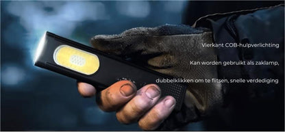 Multifunctionele LED-zaklamp in zakformaat