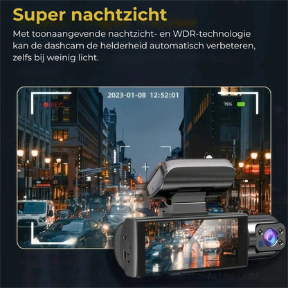 M8 Dual Lens Dashcam - 1080P HD - WiFi