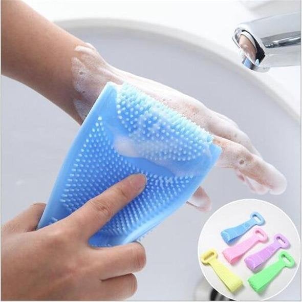 Siliconen Rugscrubber