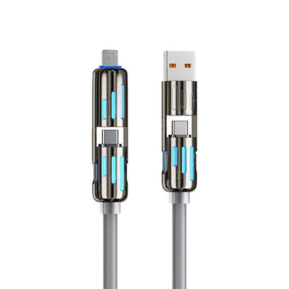 🔥4-in-1 Usb-Oplaadkabel Voor Snel Opladen Max 60W