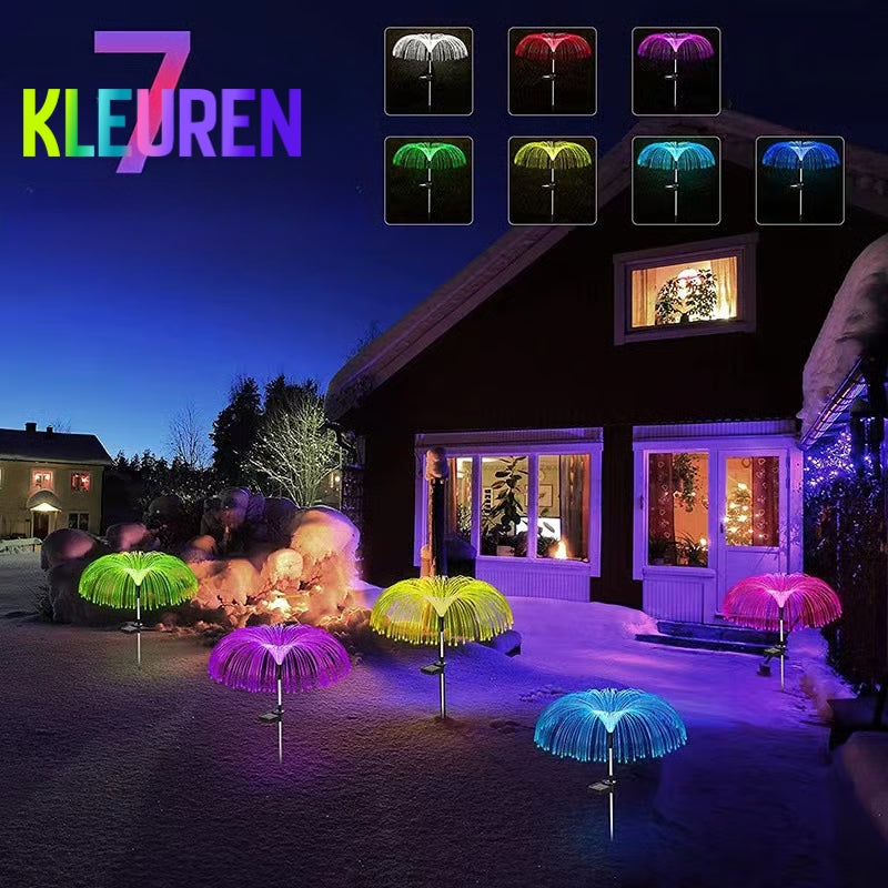 Zonne-Energie Kwallenlamp