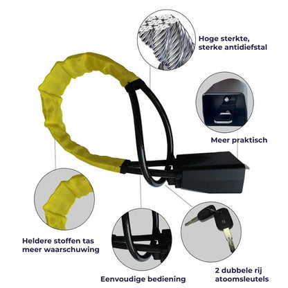 Stuurwiel Anti-Diefstal Ketting