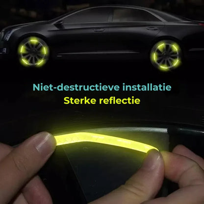 Autowiel Lichtgevende Stickers (20st)