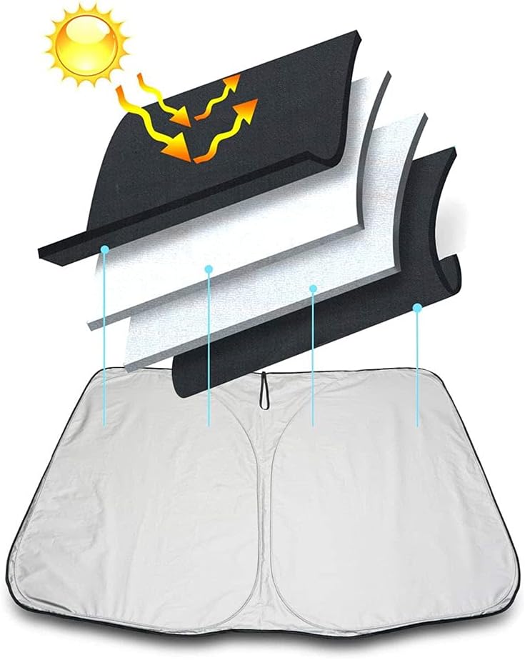 Opvouwbare Zonneklep met Logo