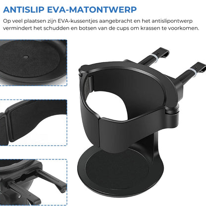 Holdio™ - Verstelbare bekerhouder voor in de auto