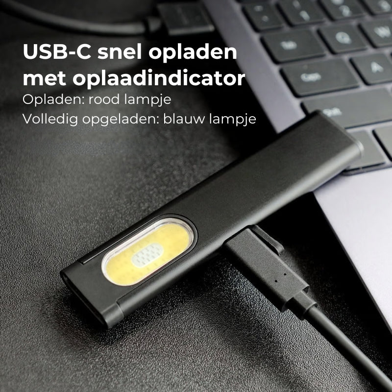 Multifunctionele LED-zaklamp in zakformaat