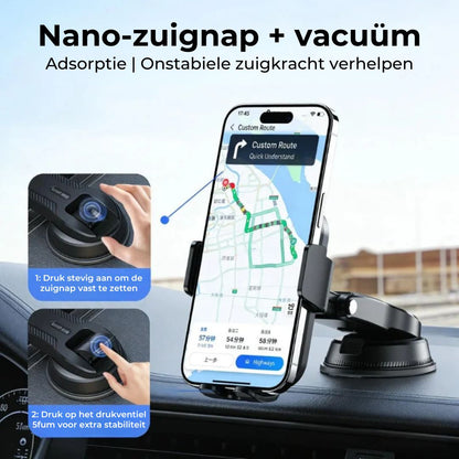 Auto Telefoonhouder met Vacuümzuignap