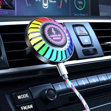 Muzikale ritme LED-autolamp (met aromaverstuiver)