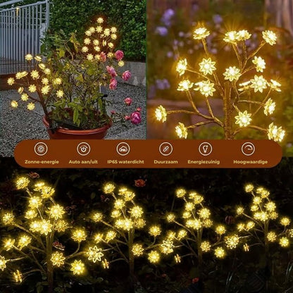 Zonne-Energie Kersenbloemen Tuinlamp