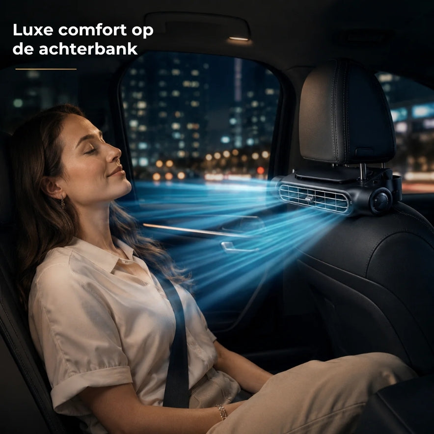💨 Krachtige Autostoel Ventilator