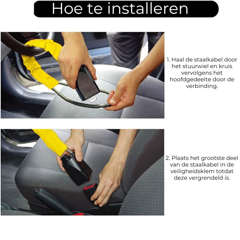 Stuurwiel Anti-Diefstal Ketting