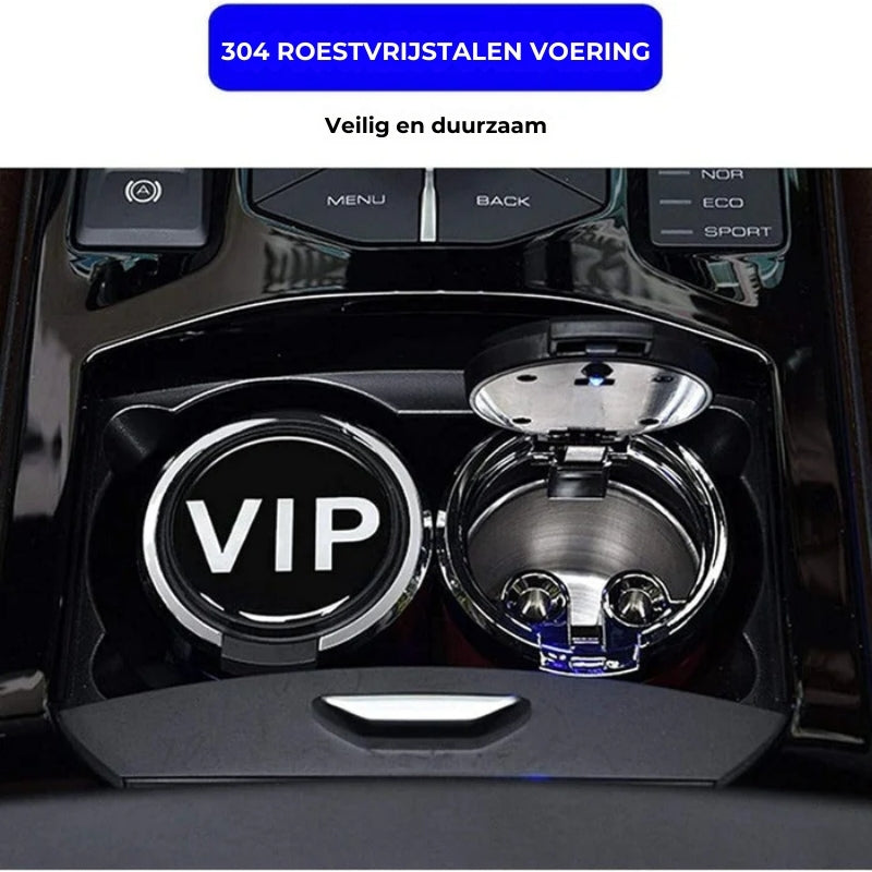 Vuurbestendige LED Auto-Asbak