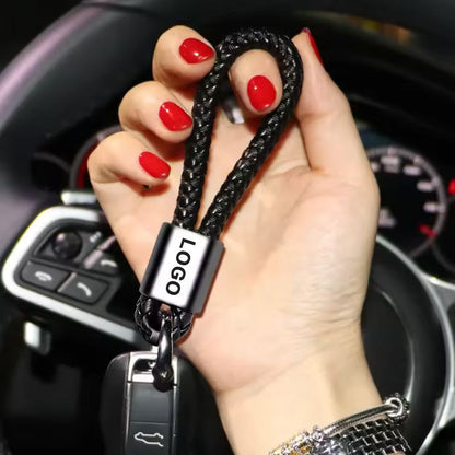 Gevlochten Auto Sleutelhanger