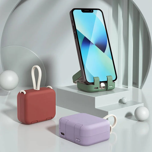 Mini Power Bank en Telefoonhouder