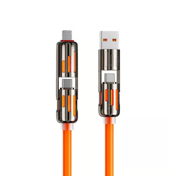 🔥4-in-1 Usb-Oplaadkabel Voor Snel Opladen Max 60W