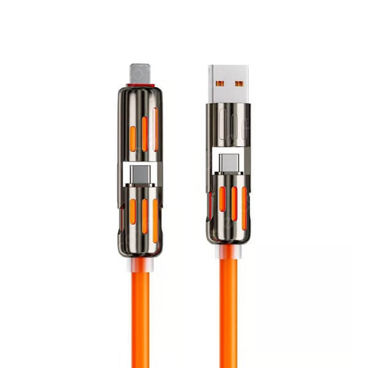 🔥4-in-1 Usb-Oplaadkabel Voor Snel Opladen Max 60W