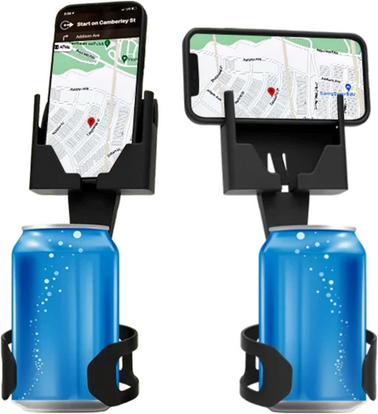 2-in-1 Beker- en Telefoonhouder Auto