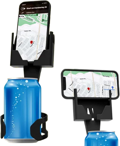 2-in-1 Beker- en Telefoonhouder Auto
