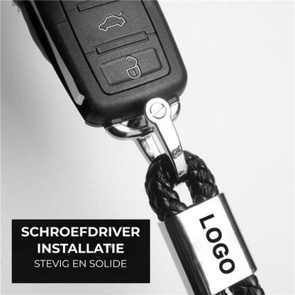 Gevlochten Auto Sleutelhanger