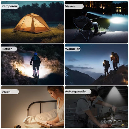 Multifunctionele LED-zaklamp in zakformaat