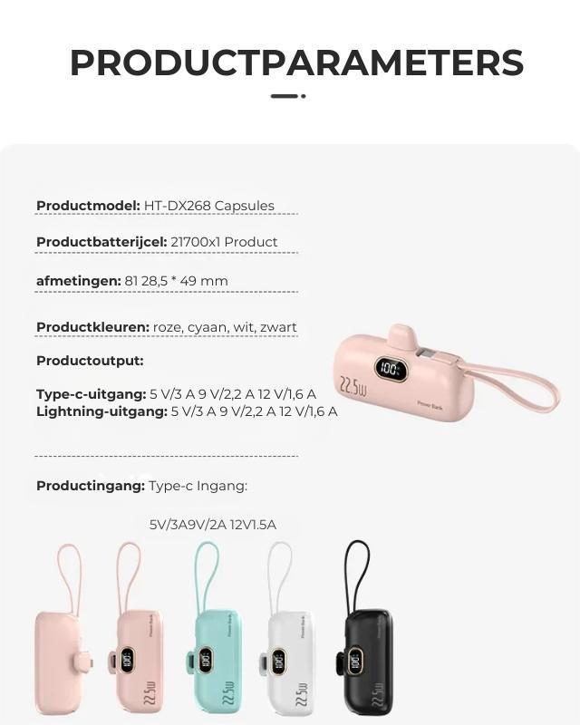 Powerpod™ | Dagen batterijduur zonder stopcontact