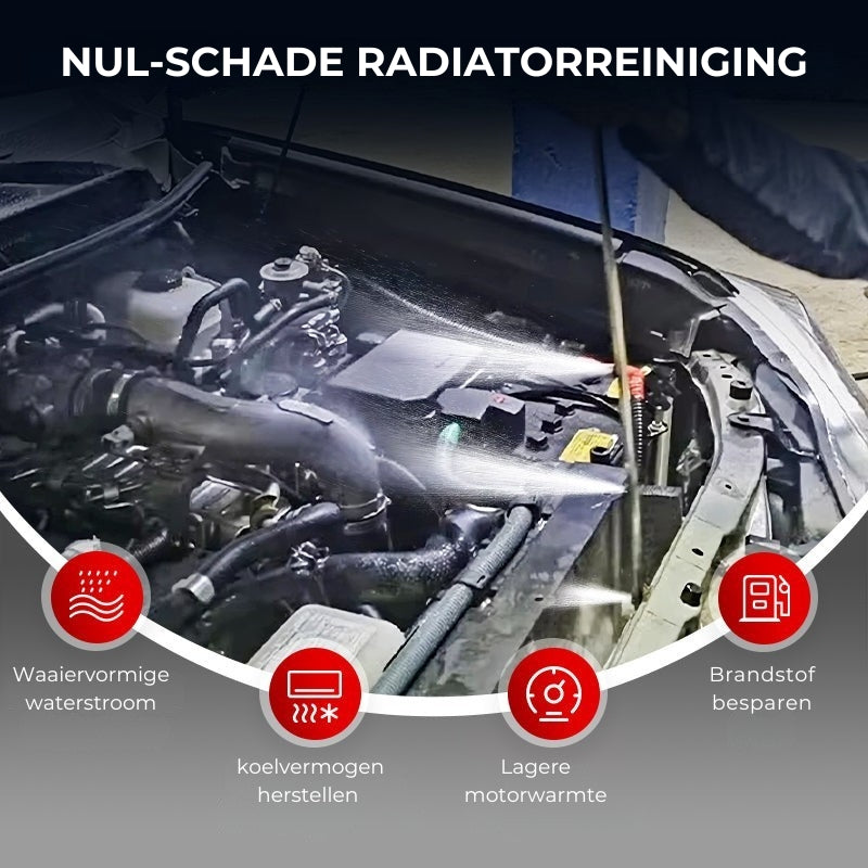 Efficiënt Autoreinigingsgereedschap - Radiatorreiniging