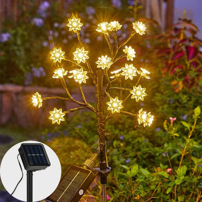 Zonne-Energie Kersenbloemen Tuinlamp