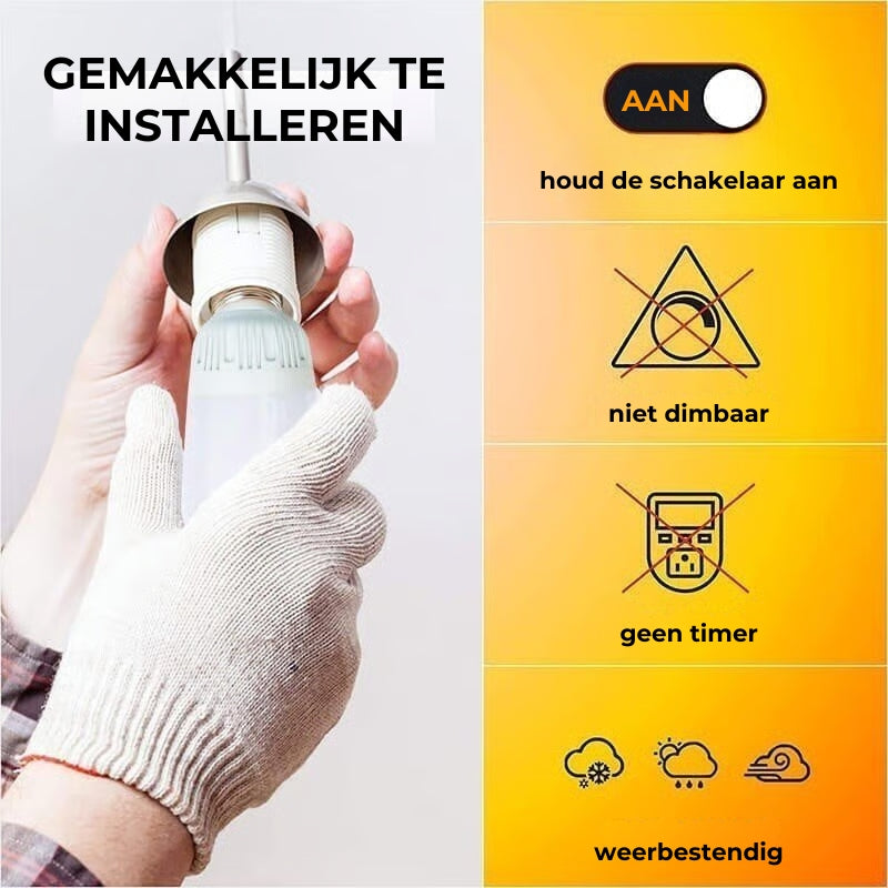 Bewegingsdetector LED-Lamp