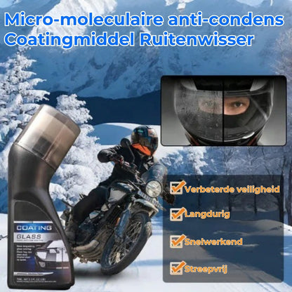 Micro-moleculaire glas Water- en condensafstotend coatingmiddel