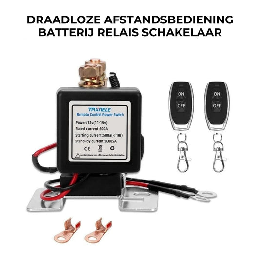 🔌Draadloze Autostarter Batterijschakelaar