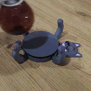 Schattige Kattenonderzetter