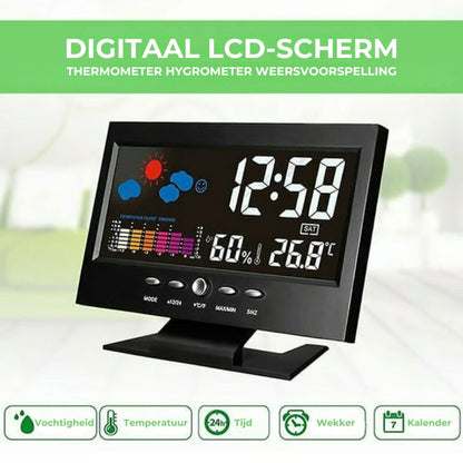Digitale LED Weerklok