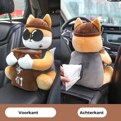 Pluche Auto Tissuehouder