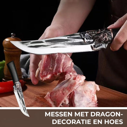 Ultrascherp Draakversiering Uitbeenmes