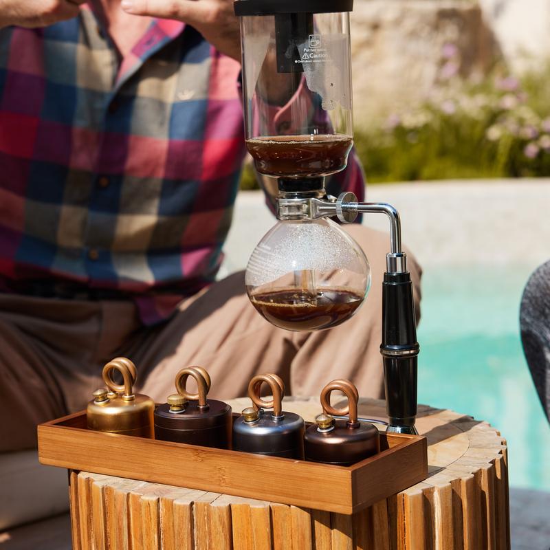 Alcoholbrander en draagbaar mini-alcoholfornuis