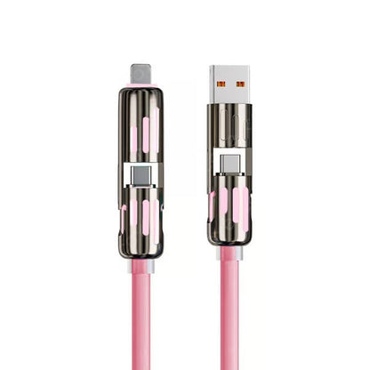 🔥4-in-1 Usb-Oplaadkabel Voor Snel Opladen Max 60W