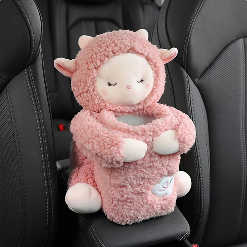 Pluche Auto Tissuehouder