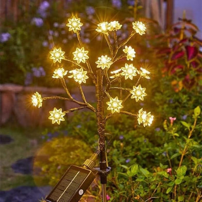 Zonne-Energie Kersenbloemen Tuinlamp