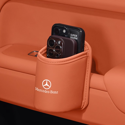 Lederen bekerhouder – Clip-on Custom Design