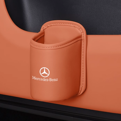 Lederen bekerhouder – Clip-on Custom Design