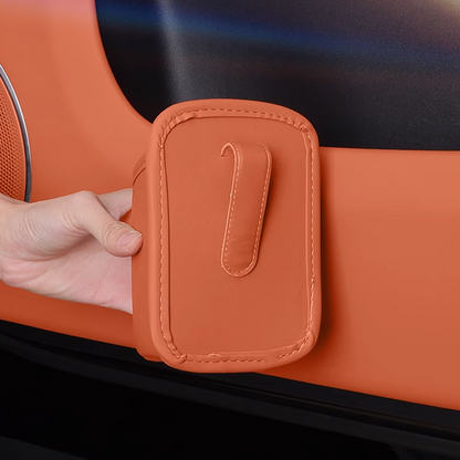 Lederen bekerhouder – Clip-on Custom Design