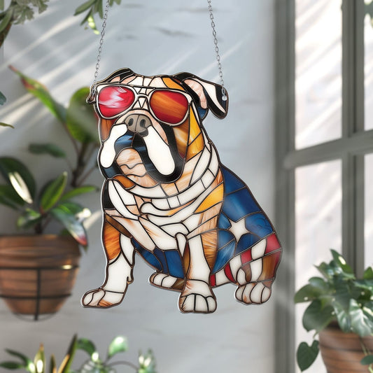 Hangende Hond - Raamdecoratie