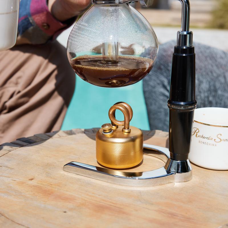 Alcoholbrander en draagbaar mini-alcoholfornuis