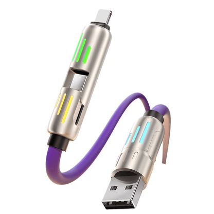 🔥4-in-1 Usb-Oplaadkabel Voor Snel Opladen Max 60W