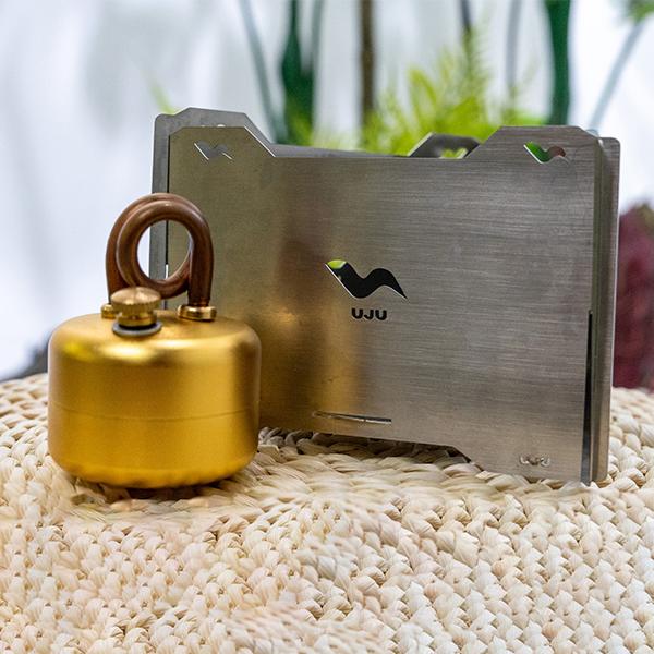 Alcoholbrander en draagbaar mini-alcoholfornuis