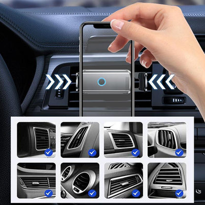 Houder360° TelefoonKlem: Automatische Klem Dashboard En Ventilatierooster Telefoonhouder